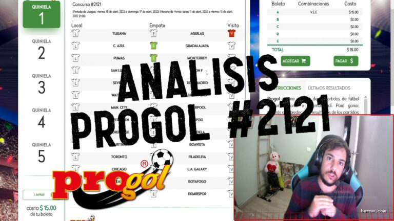 [Eddy92] (April 11, 2022) Análisis Progol Concurso – Mis Pronósticos