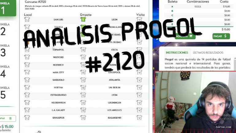 [Eddy92] (April 5, 2022) Progol – Análisis Y Pronósticos