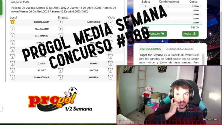 [Eddy92] (April 8, 2022) Análisis Progol media semana – Pronósticos